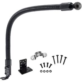 AccessoryBasics Heavy Duty Limo Truck Semi Fleet Floor Seat Bolt Mount w/22mm Ball for Garmin dezl OTR1000 OTR1010 OTR800 OTR810 RV 1090 1095 890 895 DriveSmart 86 8"-10" Truck GPS