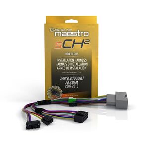 Idatalink Maestro HRN-SR-CH2 T-Harness for Select Chrysler, Dodge, Jeep Vehicles 2004-10, replace factory radio while retaining steering wheel controls & use of factory amp (ADS-MSR module required)