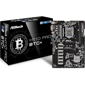 ASRock H110 Pro BTC+ 13GPU Mining Motherboard Cryptocurrency