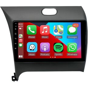 [2+32G] Android 13 Car Radio Stereo for KIA Cerato K3 Forte 2013-2018 Apple Carplay and Android Auto - 9 inch Touch Screen Android Car Stereo WiFi GPS Navigation Steering Wheel Control + Backup Camera