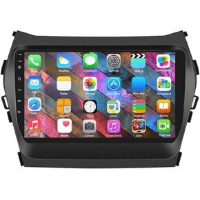 ikasus 9 Android 13 Car Stereo Radio w/Carplay Android Auto for 2013-2018 Hyundai Santa Fe,Santa Fe Sport,for Santa Fe XL 2013-2018 2 Din Car Radio Receiver w/GPS Navigation Backup Camera - 2+32G