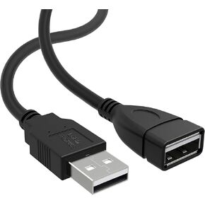 Long USB Extension Cable 10FT USB Extender USB Male to Female Data Transfer Adapter and charging M/F for Laptop, Playstation, Xbox, USB Flash Drive