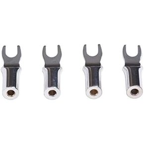 Cardas Audio Premium BTS Banana to Spades Speaker Adapter Connectors Plugs with 1/4" (6.3MM) Spade fork opening - Set of 4 pcs
