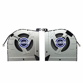 Replacement New CPU and GPU Cooling Fan for Lenovo IdeaPad Gaming 3 15-IAH7 Laptop DFS5K223052833 FPKX DFS5K221153713 FPKW DC5V 0.5A Fan