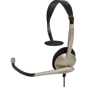 Koss CS95-USB Single-Sided On-Ear Communication Headset, Beige, USB-A Plug in Kuwait