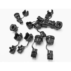 Electric Cable Protection Strain Relief Bushing Grommet Black (Pack of 50)