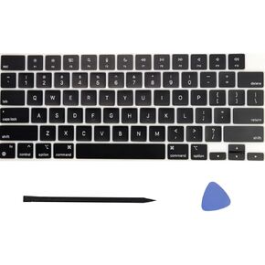 Replacement Keyboard Full Set of Keycaps Keys and Tool Fit for MacBook Pro Retina 14.2" Model A2442 EMC 3650 MKGR3LL/A MKGT3LL/A 16.2" Model A2485 EMC 3651 MK1E3LL/A MK1H3LL/A (M1 Pro/Max) 2021 Year