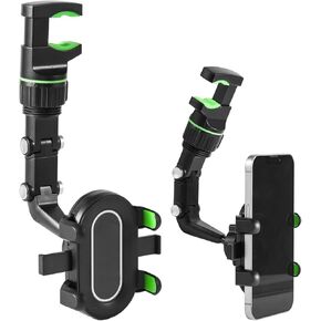 حامل الهاتف الخليوي Rotato Grip، حامل هاتف Rotatogrip 360 درجة متعدد الوظائف مرآة الرؤية الخلفية حامل هاتف حامل هاتف السيارة جبل للسيارة