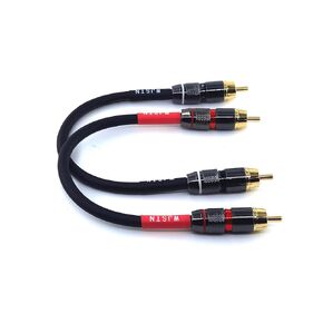 RCA Audio Cable RCA to RCA Cable Male to Male Stereo Audio Cable for Home Theater,HDTV, Amplifiers, Subwoofer, Car Audio, Audio Mixer, Amplifier, DJ Equipment, PC, PS4, Xbox 4in/2Pack