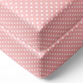 Bacati - 2 Pack Mix and Match Pin Dots Girls 100% Cotton Universal Baby US Standard Crib or Toddler Bed Fitted Sheets (Pin Dots, Purple)