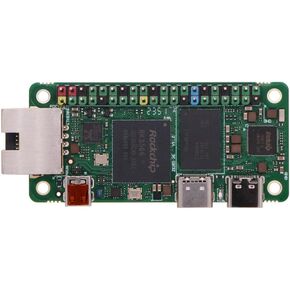 Zero 3E RK3566 4-core CPU SBC, GPU, NPU, HDMI with 1080P Output, and Gigabit Ethernet Single Board Computer (Radxa Zero 3E 1GB with GPIO)