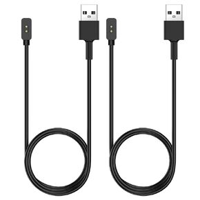 Charger Cable Replacement for Xiaomi-Mi-Band-8 / Redmi-Band-2 Smartwatch (Black, 2 Pack/1.9Ft)