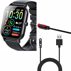 Smartwatch Charging Cable for Ddidbi P66D Smart Watch,2 Pin Magnetic Suction USB Charging Cable for P66 Smart Watch