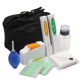 Optic Fiber Cleaner Kits Including 1.25mm/2.5mm Cleaning Pens & Box Cassette for Cleaning FC SC ST LC MU Connectors