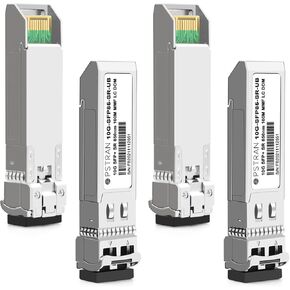10GBASE-SR SFP+ Optical Transceiver Module Compatible with Ubiquiti Unifi UF-MM-10G 10Gbps 850nm 300m DDM Duplex LC MMF 4 pack