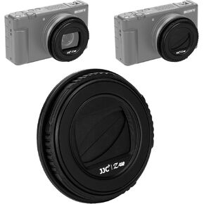 JJC ZV-1F Magnetic Lens Cap Cover, Lens Protector for Sony ZV-1F ZV1F Vlog Camera, Rotation for Open and Close, Anti-Lost, Anti-Scratch, Dust-Proof, No Need to Remove for Shooting
