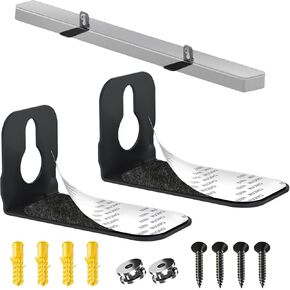 Universal Sound Bar Wall Mount Bracket for Hisense Soundbar Mount for HS205 HS214 HS218 U5120GW+ HS212F HS219 HS312 AX2107G AX2106G U3120G U5120G U5120G Soundbar Mount Bracket Shelf