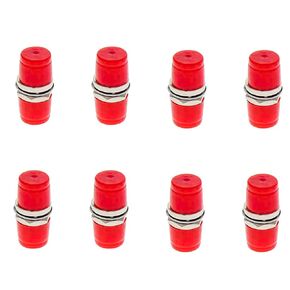 8 pcs FC Fiber Optical Coupler Adapter FC (D type 7.8mm/ 0.31") FC to FC Fiber Optical Adapter Carrier Grade Connector for Server Rack, Patch Panel
