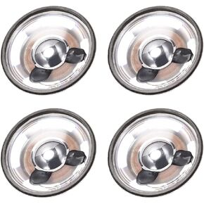 DMiotech 4 Pack 3W 4 Ohm 50mm Diameter DIY Magnetic Speaker Round Type Internal Replacement Loudspeaker for DIY Speaker