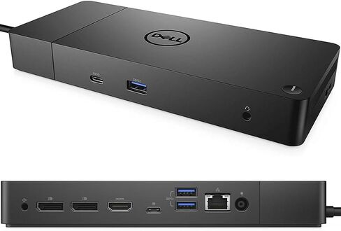 Dell WD19 Docking Station Bundle with USB-C and Dual Monitor Support - Complete Package includes Dell WD19 Universal DOck, 180W Power Adapter, HDMI & Ethernet Cable, Microfiber Cloth (Renewed) in Saudi Arabia
