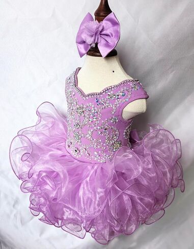 Jenniferwu G188 Infant Toddler Baby Newborn Little Girl's Pageant Party Birthday Dress Size 9-12M in Saudi Arabia