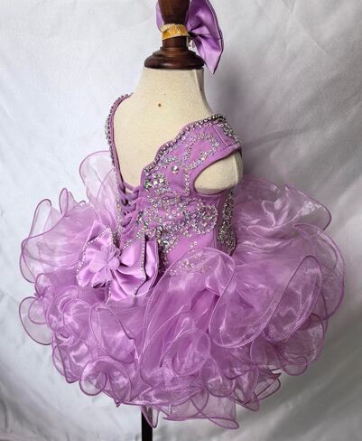 Jenniferwu G188 Infant Toddler Baby Newborn Little Girl's Pageant Party Birthday Dress Size 9-12M in Saudi Arabia