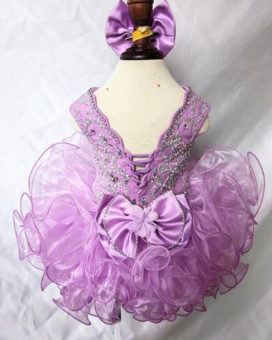 Jenniferwu G188 Infant Toddler Baby Newborn Little Girl's Pageant Party Birthday Dress Size 9-12M in Saudi Arabia