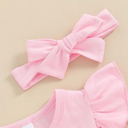 My First Birthday Outfit Newborn Baby Girl Tutu Romper Dress Sleeveless One Year Old Girl Princess Dresses Onesie (Pink,12-18 Months) in Saudi Arabia