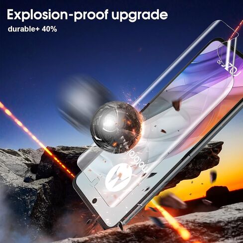 [مجموعتان من 6 قطع] واقي شاشة Motorola Razr 50، 2 طبقة TPU + 2 طبقة TPU للشاشة الخلفية + 2 واقي عدسة الكاميرا، وضوح عالي، مضاد للخدش، خالٍ من الفقاعات، لهاتف Motorola Razr 50 in Saudi Arabia