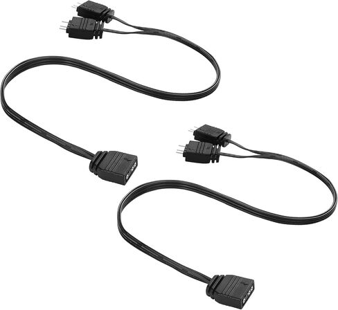 YAODHAOD ARGB كابل مقسم، 5 فولت 1 أنثى إلى 4 ذكر 3 دبوس كابل تمديد RGB ARGB قابل للعنونة لهيكل الكمبيوتر، مبرد وحدة المعالجة المركزية ومروحة ARGB 5 فولت (أبيض، 1 إلى 4 (1 قطعة)) in Saudi Arabia