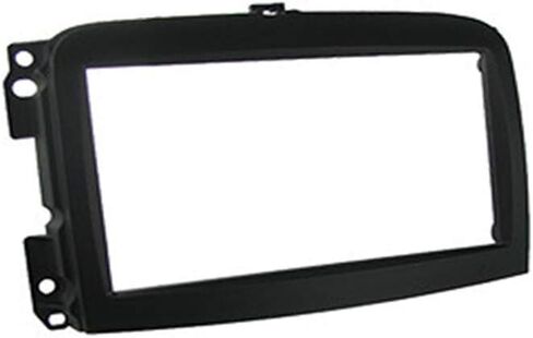 Scosche FT4277B Compatible with 2014-18 Fiat 500L ISO Double DIN Dash Kit Black in Saudi Arabia