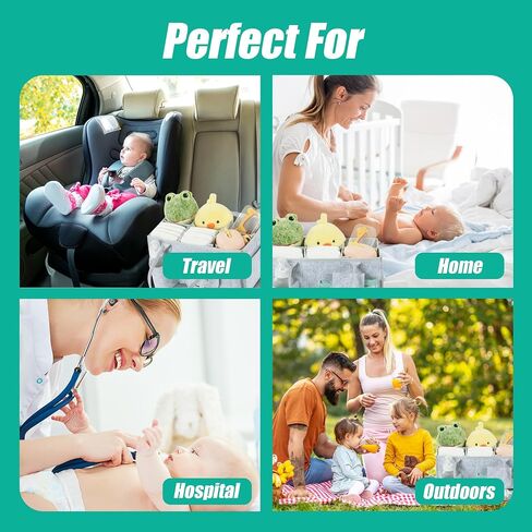 Baby Diaper Caddy Organizer Oversized Baby Storage Organizer with Adjustable Dividers, Nursery Storage Basket Gift for Baby Shower, Portable Diaper Organizer for Newborn Boys Girls in Saudi Arabia