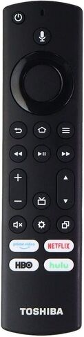 Toshiba OEM Remote Control (CT-RC1US-21) with PrimeVideo/Netflix/HBO/Hulu Keys (Renewed) in Saudi Arabia
