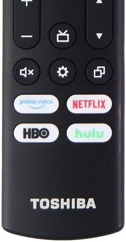 Toshiba OEM Remote Control (CT-RC1US-21) with PrimeVideo/Netflix/HBO/Hulu Keys (Renewed) in Saudi Arabia