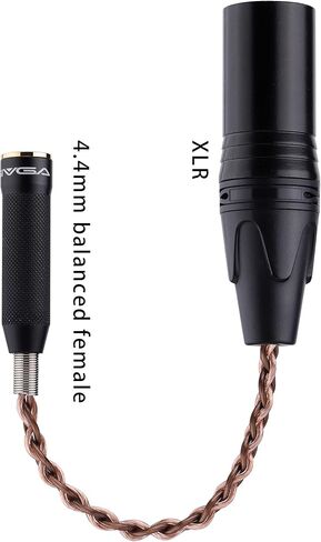 SIVGA P-Ⅱ استبدال 6N OCC 4 PIN XLR ذكر إلى 4.4 ملم أنثى محول صوت سماعة الرأس in Kuwait