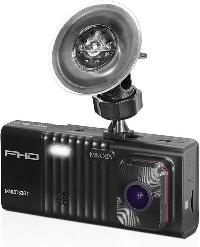 Minolta MNCD338T 3-Channel 1080P Dash Camera w/3.0" LCD & Rear Camera in Saudi Arabia