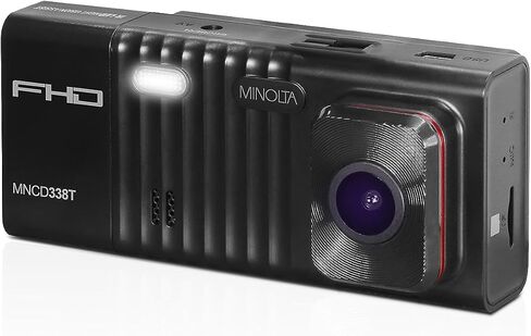 Minolta MNCD338T 3-Channel 1080P Dash Camera w/3.0" LCD & Rear Camera in Saudi Arabia
