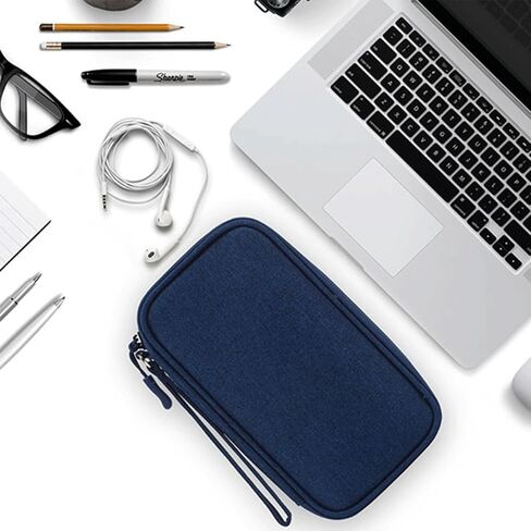 Electronic Organizer Travel Case, Electronic Organizer Travel Cable Accessories Bag, Electronic Accessories Bag, Digital Gadget Organizer Case for Portable Charger, Cables, Hard Drives, Phone (Black) in Kuwait