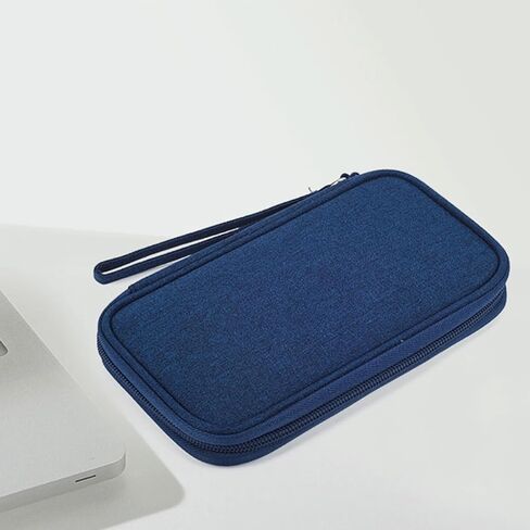 Electronic Organizer Travel Case, Electronic Organizer Travel Cable Accessories Bag, Electronic Accessories Bag, Digital Gadget Organizer Case for Portable Charger, Cables, Hard Drives, Phone (Black) in Kuwait