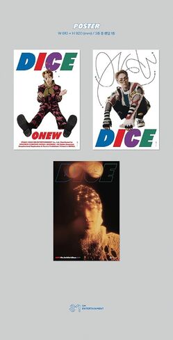 ألبوم Shinee ONEW DICE الثاني المصغر PhotoBook 2 إصدار مجموعة CD+1p ملصق+80p PhotoBook+1ea ملصق+1p بطاقة صور خاصة+1p PhotoCard+تتبع مختوم in Saudi Arabia