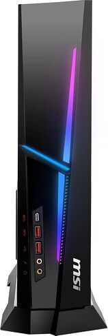 كمبيوتر سطح المكتب MSI MPG Trident AS للألعاب والترفيه (Intel i7-14700F 20-Core، 64GB DDR5 4800MHz RAM، 4TB PCIe SSD، GeForce RTX 4060 Ti، Wifi، Bluetooth، Backlit KB، Win 11 Pro) مع Dockztorm Hub in Saudi Arabia