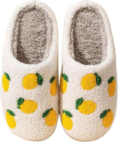 Women's Men's Fuzzy Memory Foam Slippers Fluffy Warm Comfort Light Weight Indoor Outdoor House Couple Shoes in Saudi Arabia