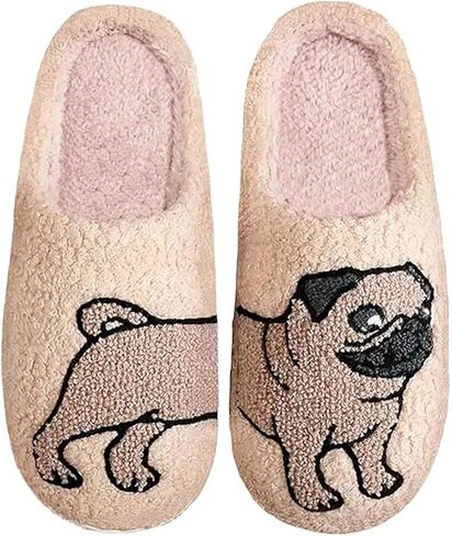 Women's Men's Fuzzy Memory Foam Slippers Fluffy Warm Comfort Light Weight Indoor Outdoor House Couple Shoes in Saudi Arabia