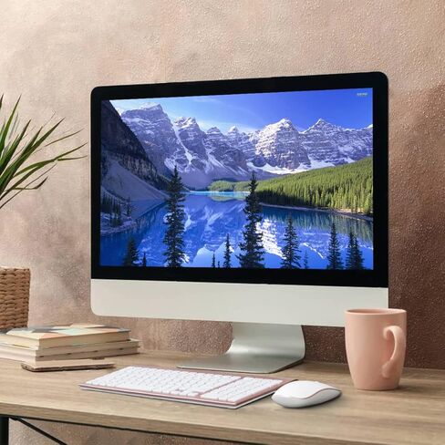 مجموعة ماوس لوحة مفاتيح لاسلكية، TERKIMOT قابلة لإعادة الشحن 2.4G لوحة مفاتيح كاملة الحجم هادئة للغاية وتصميم مريح وصغير الحجم لنظام التشغيل Windows، والكمبيوتر، وسطح المكتب، والكمبيوتر الشخصي، والكمبيوتر المحمول (ذهبي وردي) in Kuwait