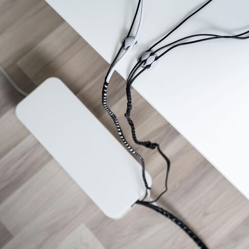 MECCANIXITY Spiral Cable Wrap 4.9ft/1.5M 30mm Cable Management Sleeve Cord Organizer Flexible PE for Computer Wire, Charging Cable Black with Tape in Saudi Arabia