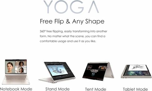 Lenovo - Yoga 9i 2 في 1 14 بوصة 2.8K OLED يعمل باللمس مع قلم - Intel Evo Core i7-1360P - Thunderbolt 4 - Wi-Fi 6E - MIL-STD-810H Win11 (ذاكرة وصول عشوائي سعتها 16 جيجابايت | 1 تيرابايت PCIe SSD) in Saudi Arabia