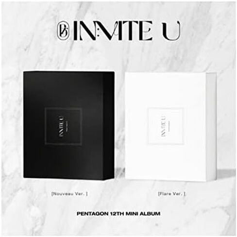 Pentagon in:Vite U 12th Mini Album 2 Version Set CD+96p Booklet+1p Lyric Paper+1p PhotoCard+1p Selfie PhotoCard+1ea Name Tag+Tracking Kpop Sealed in Saudi Arabia