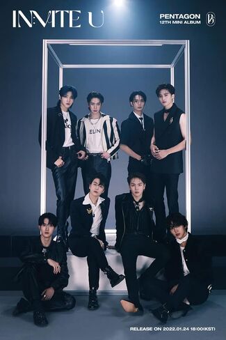 Pentagon in:Vite U 12th Mini Album 2 Version Set CD+96p Booklet+1p Lyric Paper+1p PhotoCard+1p Selfie PhotoCard+1ea Name Tag+Tracking Kpop Sealed in Saudi Arabia