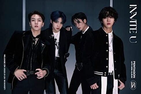 Pentagon in:Vite U 12th Mini Album 2 Version Set CD+96p Booklet+1p Lyric Paper+1p PhotoCard+1p Selfie PhotoCard+1ea Name Tag+Tracking Kpop Sealed in Saudi Arabia
