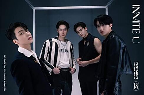Pentagon in:Vite U 12th Mini Album 2 Version Set CD+96p Booklet+1p Lyric Paper+1p PhotoCard+1p Selfie PhotoCard+1ea Name Tag+Tracking Kpop Sealed in Saudi Arabia